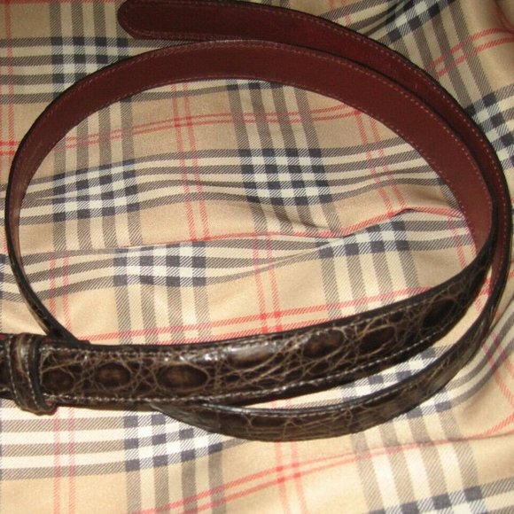 ❤️ DELUXE BRAND (GGDB) Venice Genuine Crocodile Belt - Size L
